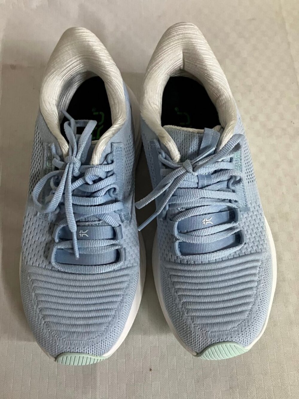 Kuru Atom 2 Sneakers Shoes Women's Size 6 Blue White Athletic Running Walking